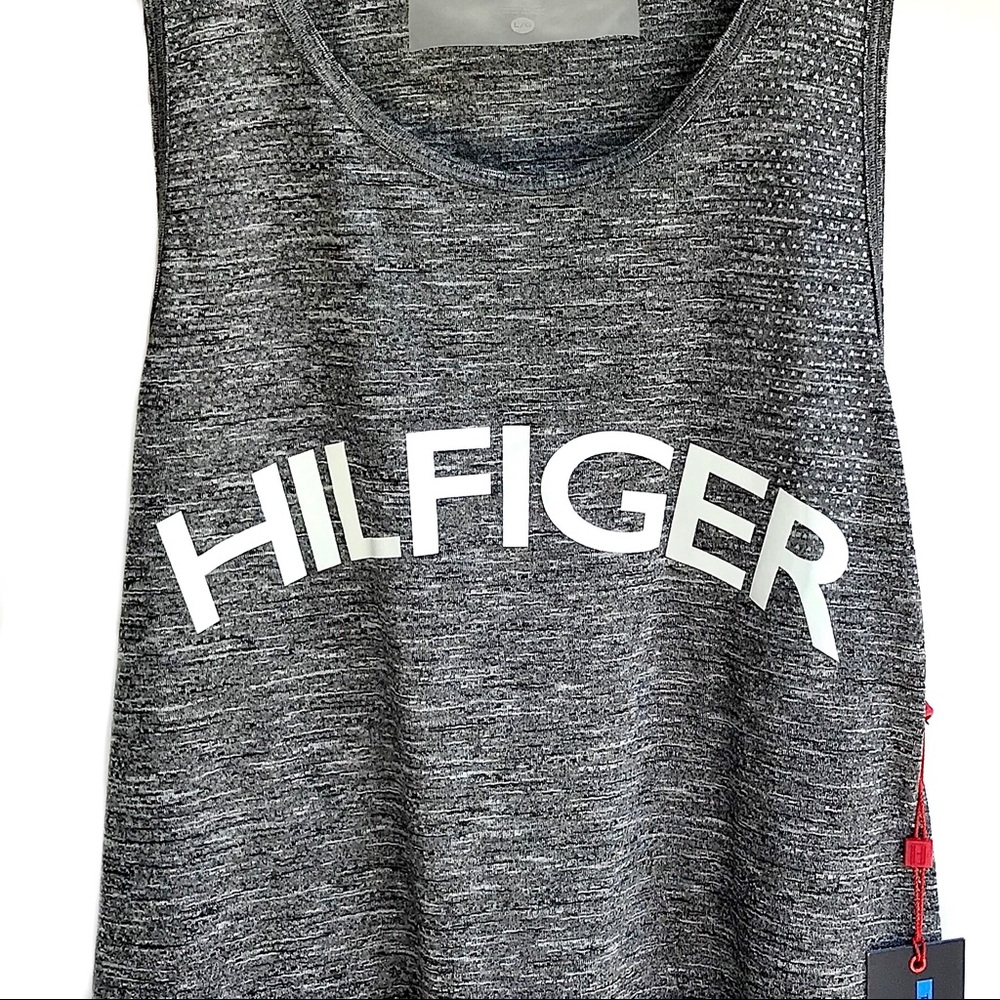Tommy Hilfiger Sport Mesh Racerback Tunic Tank Top - Picture 11 of 15